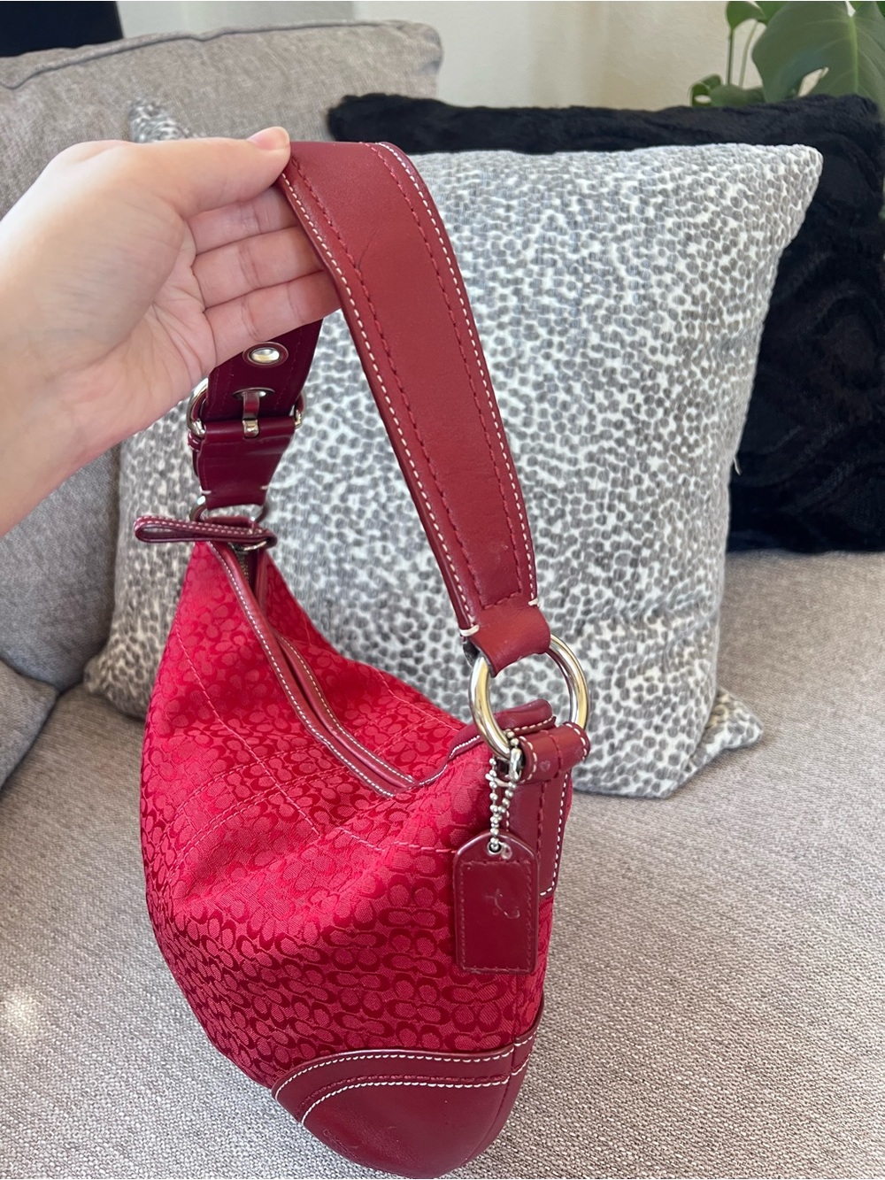 Coach Vintage Y2k Cherry Red Soho Bag - Picture 3 of 9